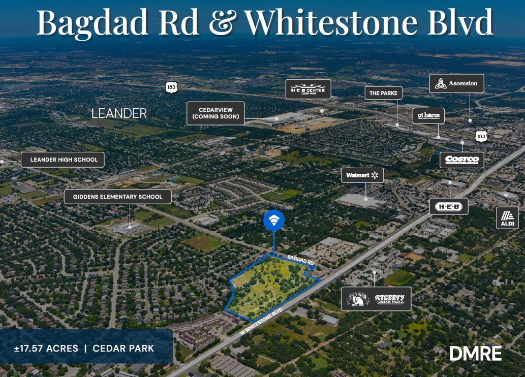 Bagdad Rd & Whitestone blvd, Cedar Park, TX à vendre Photo principale- Image 1 de 4