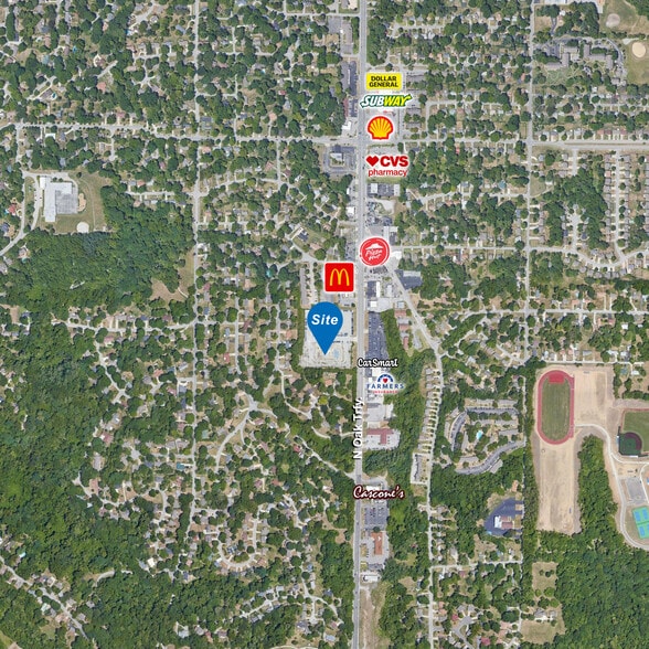 3910 N Oak Tfwy, Kansas City, MO for sale - Aerial - Image 3 of 3