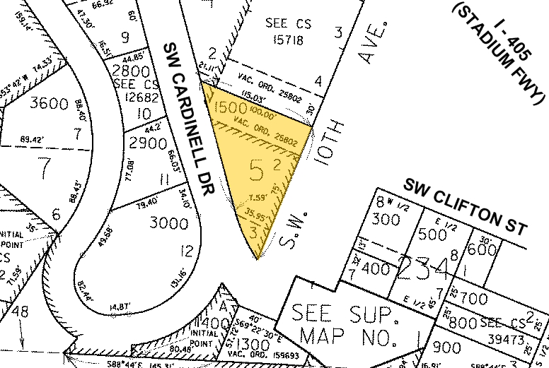 2047 SW 10th Ave, Portland, OR for sale - Plat Map - Image 2 of 23