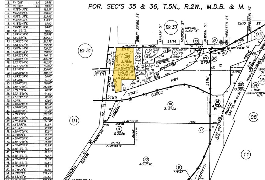 200 Pennsylvania Ave, Fairfield, CA à vendre - Plan cadastral - Image 2 de 4