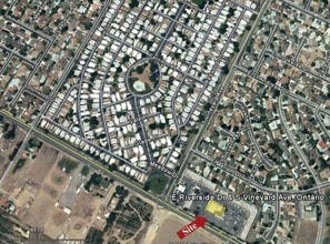 1945 E Riverside Dr, Ontario, CA - AERIAL  map view