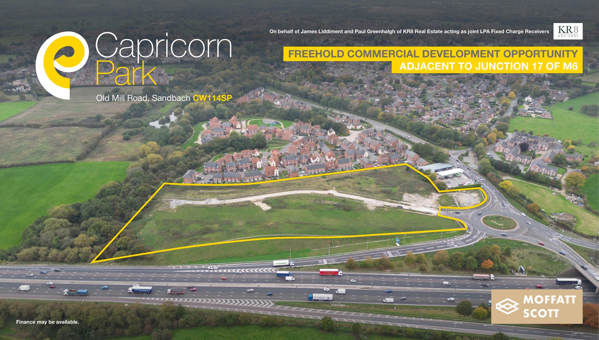 J17 M6 / Old Mill Road, Sandbach for sale Primary Photo- Image 1 of 3