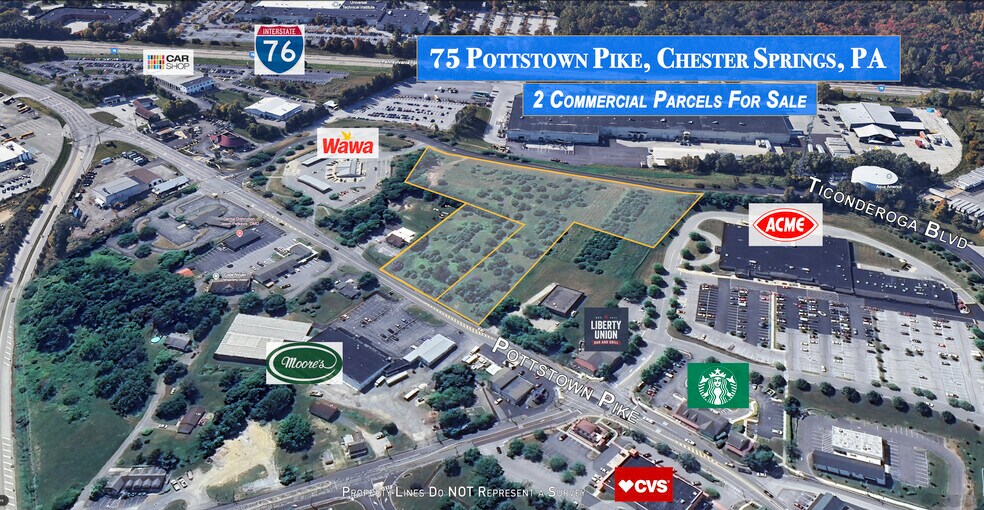 75 Pottstown Pike, Chester Springs, PA à vendre - Photo du bâtiment - Image 3 de 8