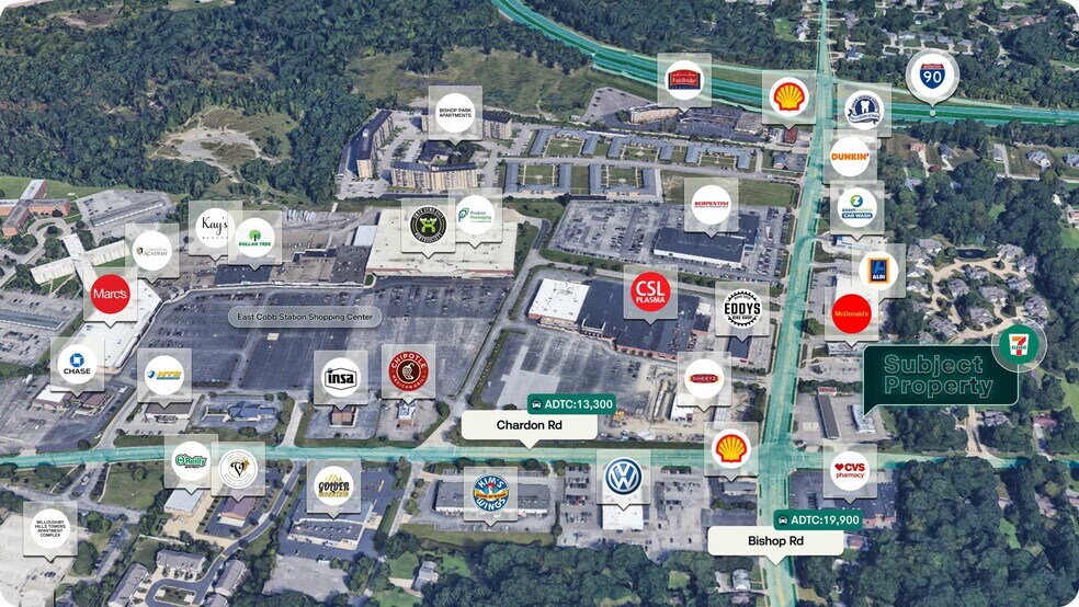 2865 Bishop Rd, Wickliffe, OH à vendre - Aérien - Image 2 de 2