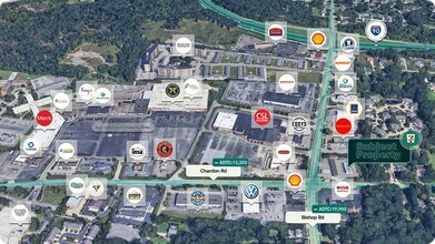 2865 Bishop Rd, Wickliffe, OH - AERIAL map view