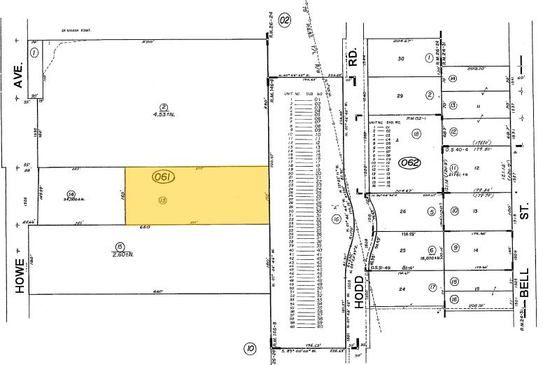 1510-1516 Howe Ave, Sacramento, CA for lease - Plat Map - Image 2 of 5