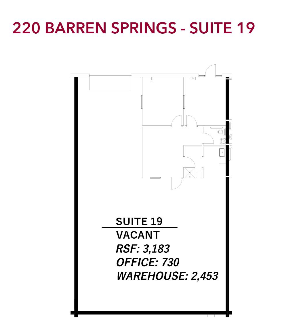 221 Barren Springs Dr, Houston, TX for lease Floor Plan- Image 1 of 1