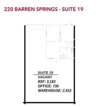 221 Barren Springs Dr, Houston, TX for lease Floor Plan- Image 1 of 1
