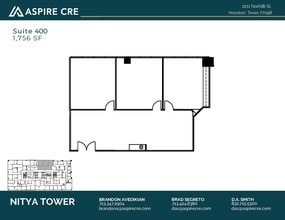 2211 Norfolk St, Houston, TX for lease Floor Plan- Image 1 of 4