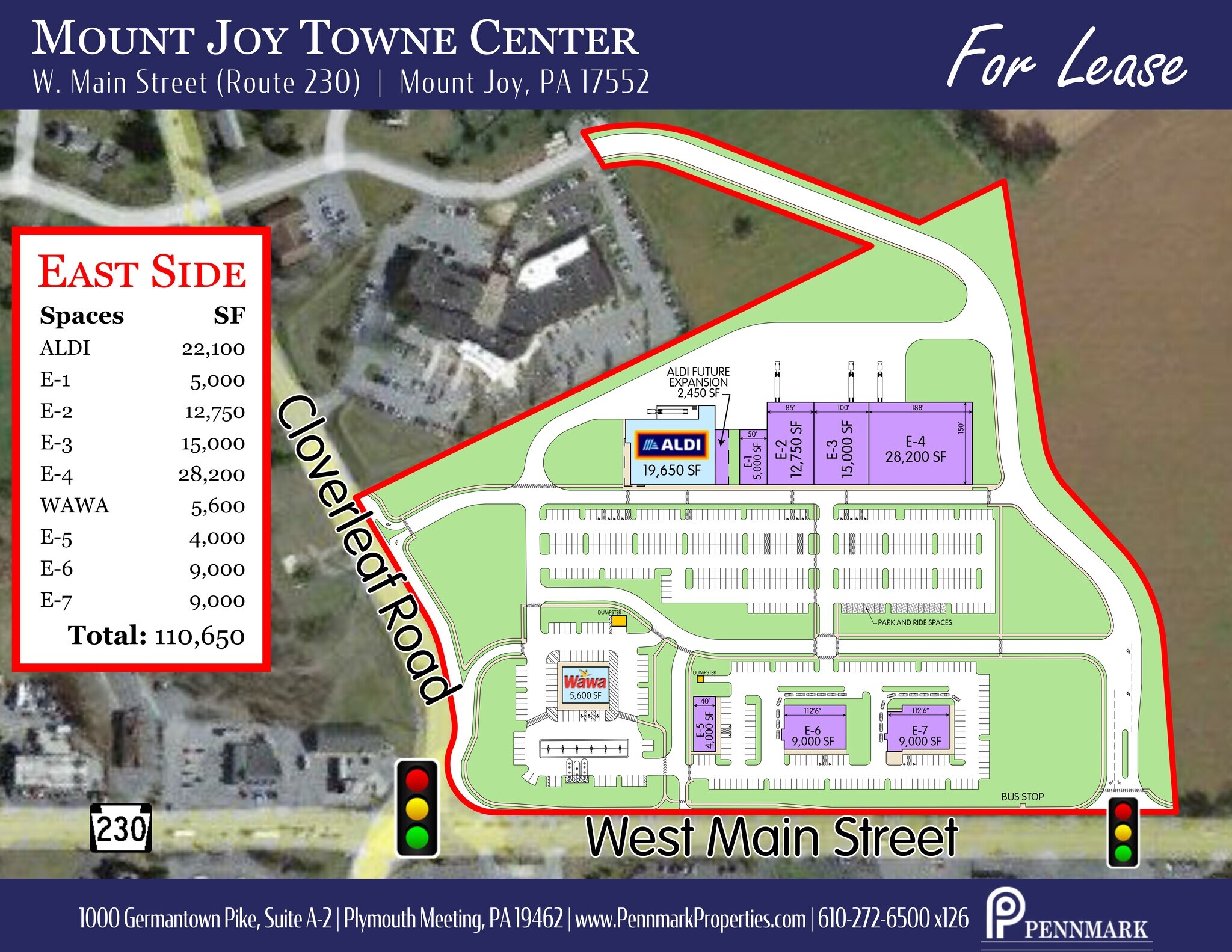 Route 230 and  Cloverleaf Rd, Elizabethtown, PA for lease Site Plan- Image 1 of 1