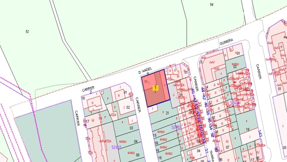 Terrain dans Sant Vicenç de Castellet, Barcelona à vendre - Plan cadastral - Image 3 de 3