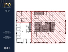 190 S La Salle St, Chicago, IL à louer Plan d’étage- Image 1 de 1