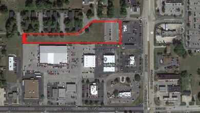 5009 S Scatterfield Rd, Anderson, IN - Aerial map view