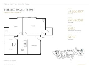 3 Crow Canyon Ct, San Ramon, CA à louer Plan d’étage- Image 1 de 1