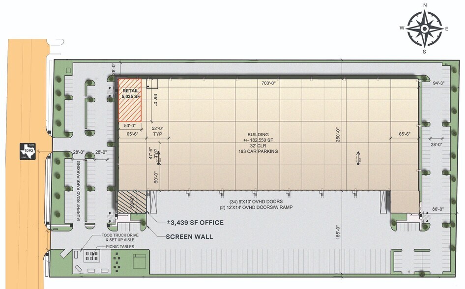 12439-12515 Murphy Rd, Stafford, TX for lease - Site Plan - Image 2 of 2
