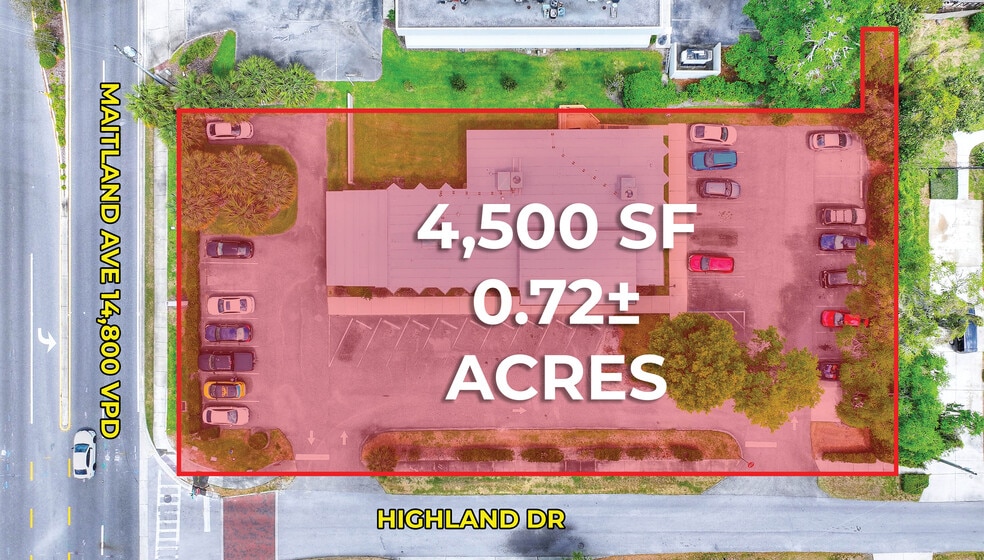 393 Maitland Ave, Altamonte Springs, FL à vendre - Photo du bâtiment - Image 2 de 5