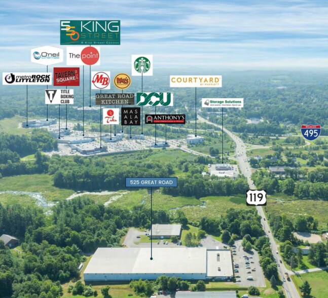 525 Great Rd, Littleton, MA à louer - Photo du bâtiment - Image 3 de 10