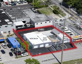 221-225 N Dixie Hwy, Hallandale Beach, FL - Aérien  Vue de la carte - Image1