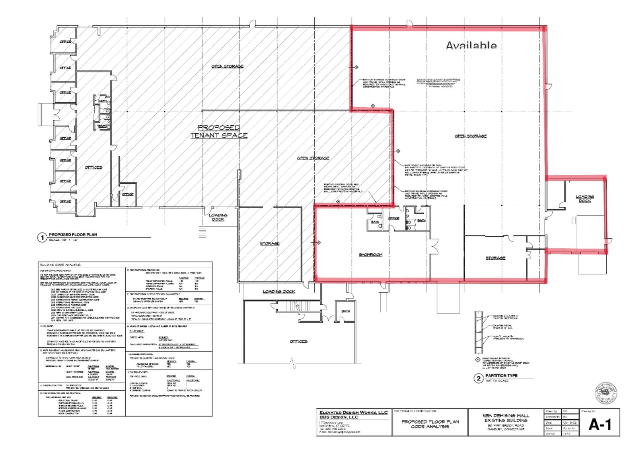 50-52 Miry Brook Rd, Danbury, CT for lease Floor Plan- Image 1 of 1