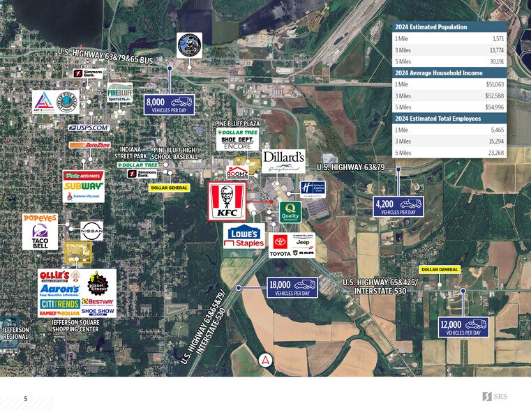 3002 Pines Mall Dr, Pine Bluff, AR à vendre - Photo du bâtiment - Image 3 de 4