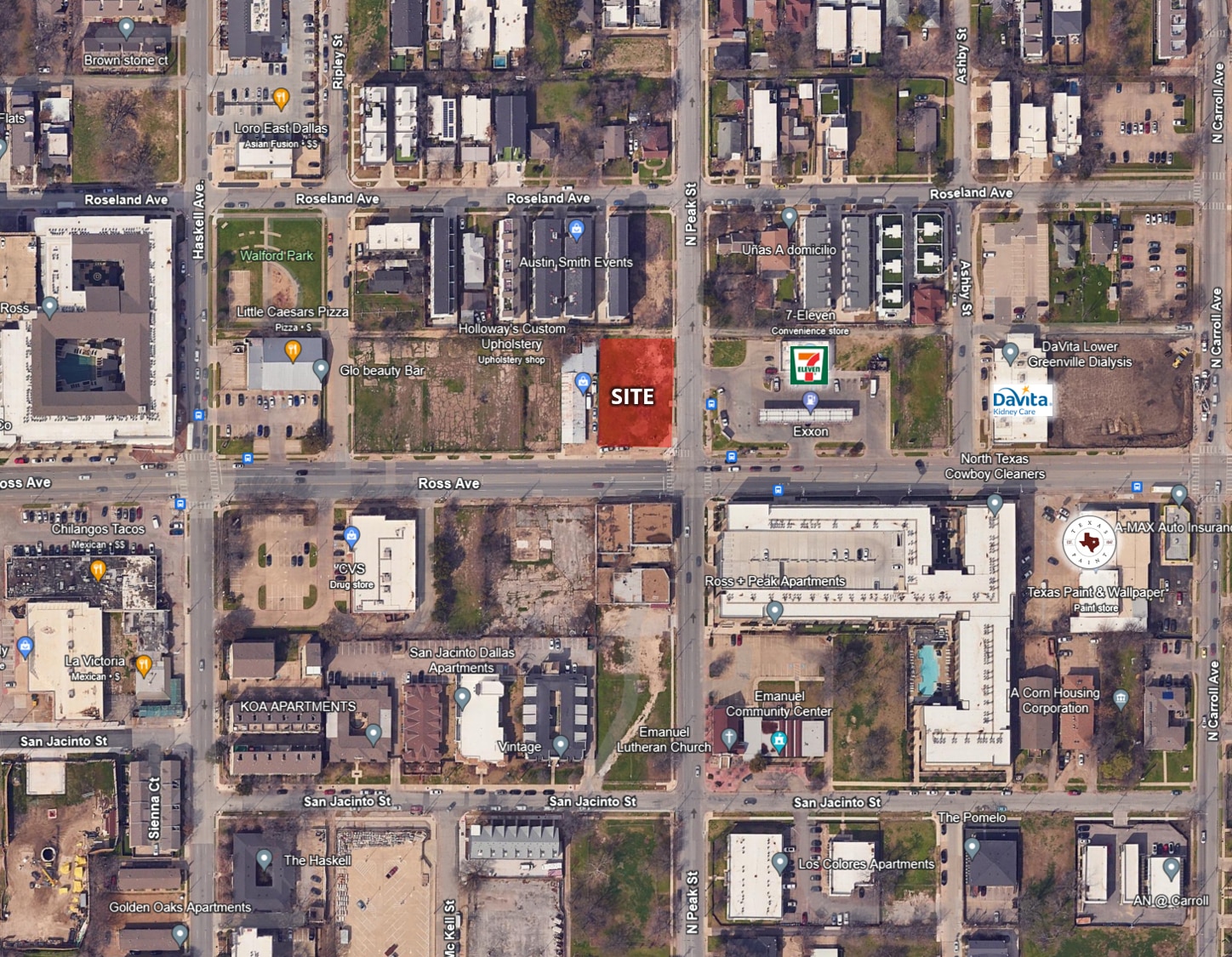 4225-4233 Ross Ave, Dallas, TX for lease Building Photo- Image 1 of 3