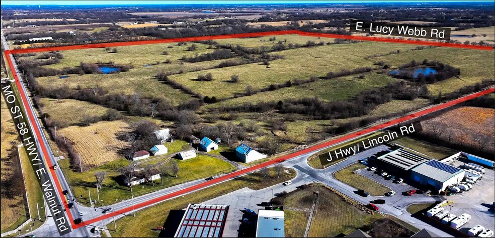 1101 E Walnut St, Raymore, MO à vendre - Aérien - Image 3 de 6