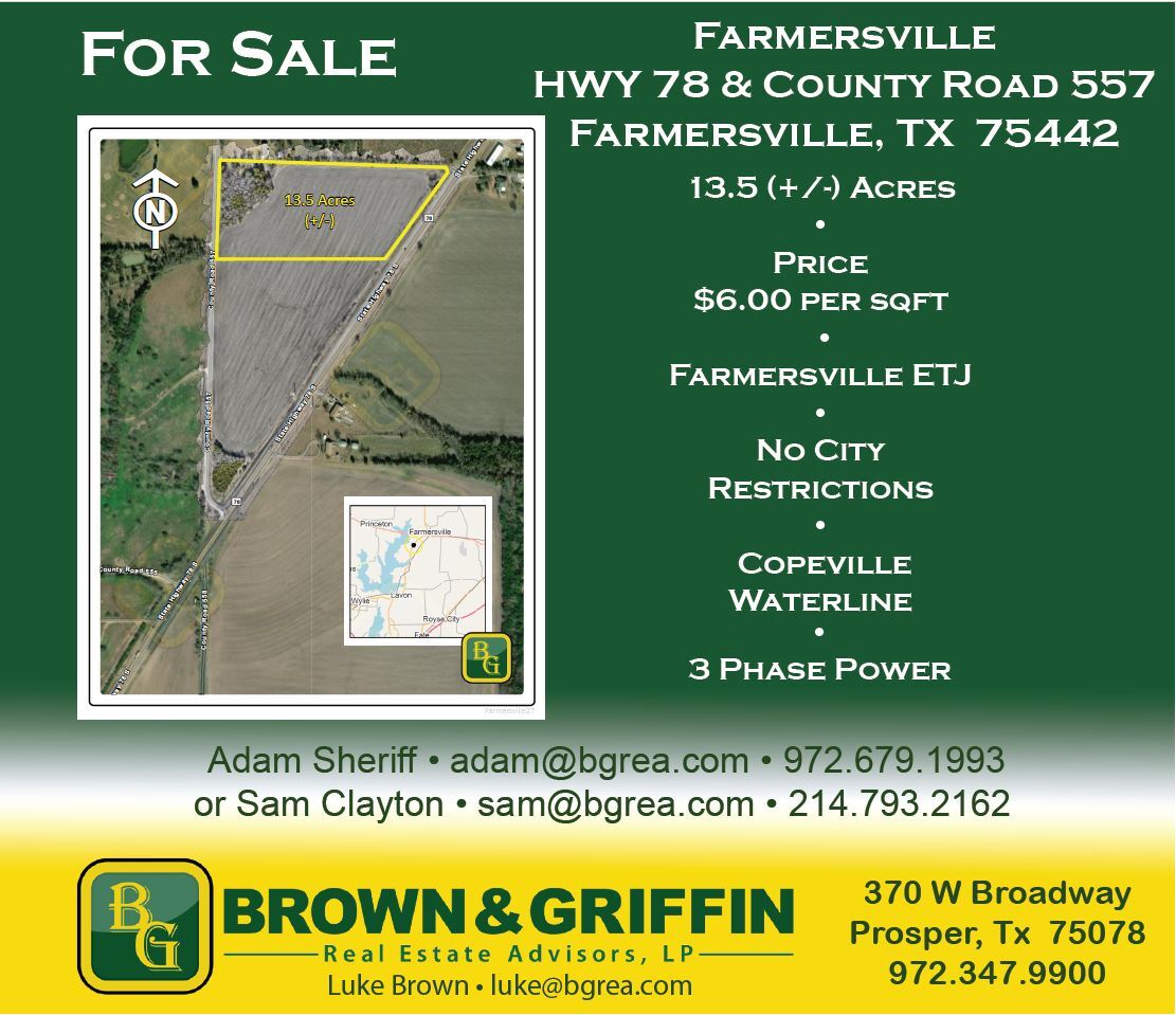 1302 State Highway 78 S, Farmersville, TX à vendre Photo du bâtiment- Image 1 de 4