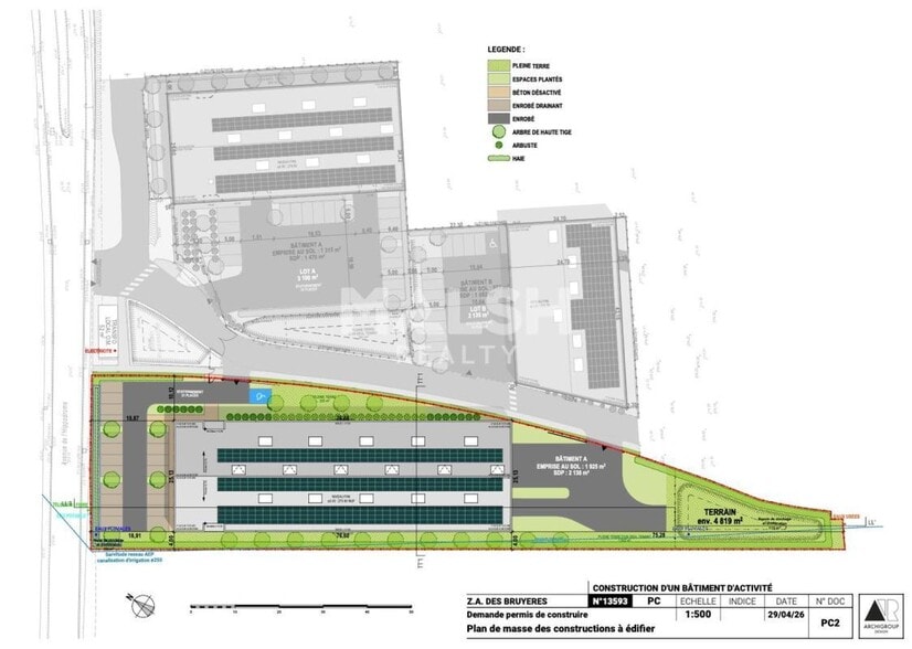 1767 Avenue De L'Hippodrome, Rillieux-la-Pape à vendre - Plan de site - Image 3 de 5