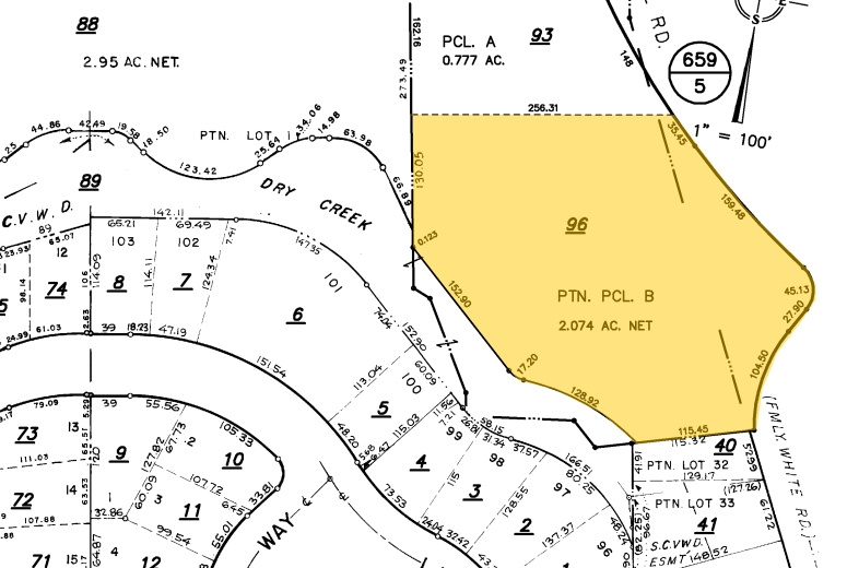 3311-3321 San Felipe Rd, San Jose, CA for sale - Plat Map - Image 1 of 1