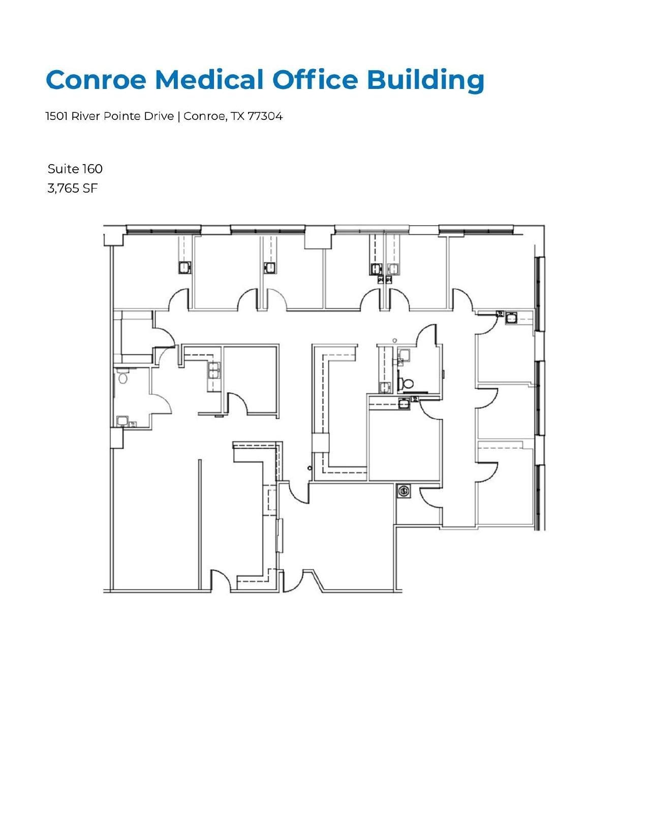 1501 River Pointe Dr, Conroe, TX à louer Plan d’étage- Image 1 de 1