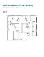 1501 River Pointe Dr, Conroe, TX à louer Plan d’étage- Image 1 de 1