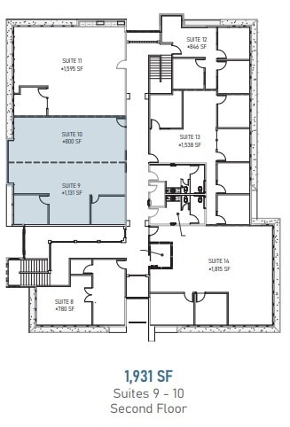 5677 Oberlin Dr, San Diego, CA 92121 - Unit 9-10 -  - Floor Plan - Image 1 of 1