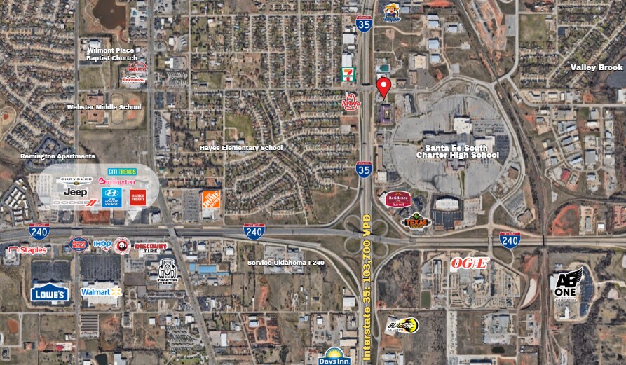 6700 S I 35 Service Rd, Oklahoma City, OK à louer - Photo du bâtiment - Image 2 de 3