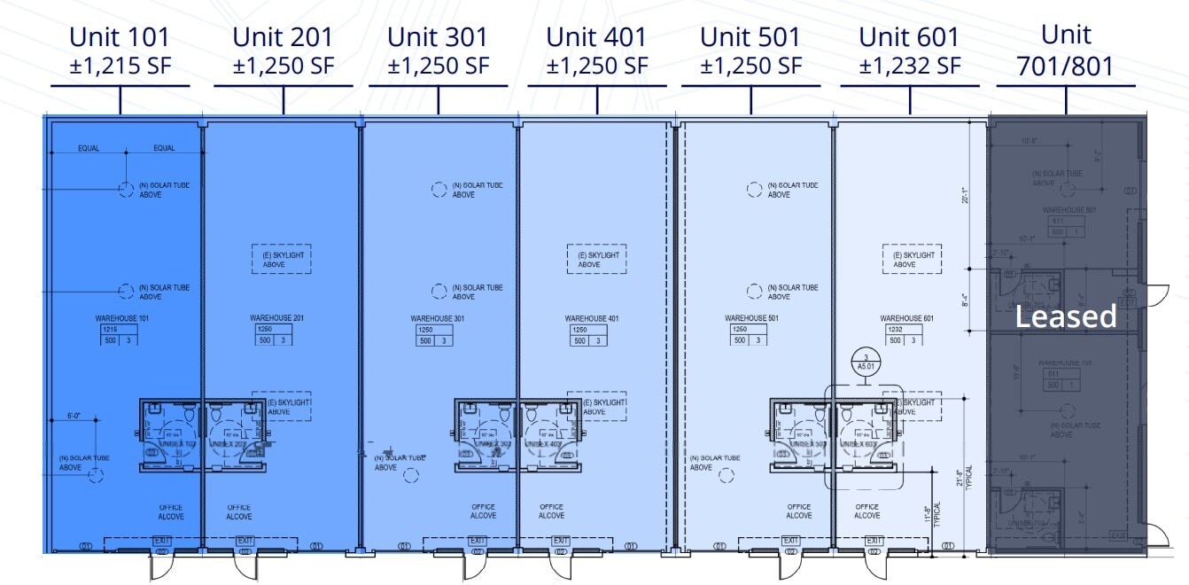 7050 Deering Ave, Canoga Park, CA for lease Floor Plan- Image 1 of 1