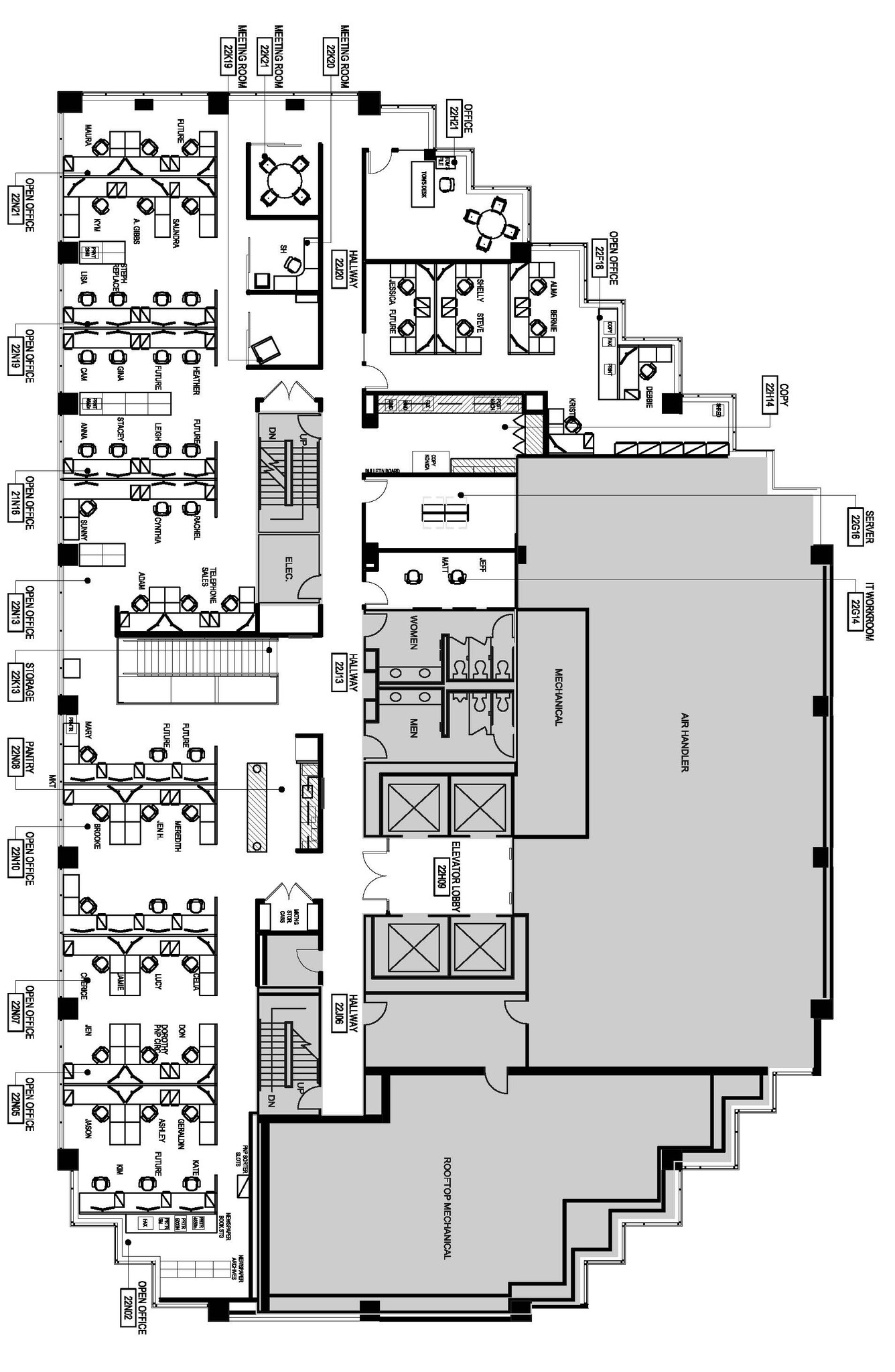 750 N Saint Paul St, Dallas, TX for lease Floor Plan- Image 1 of 11