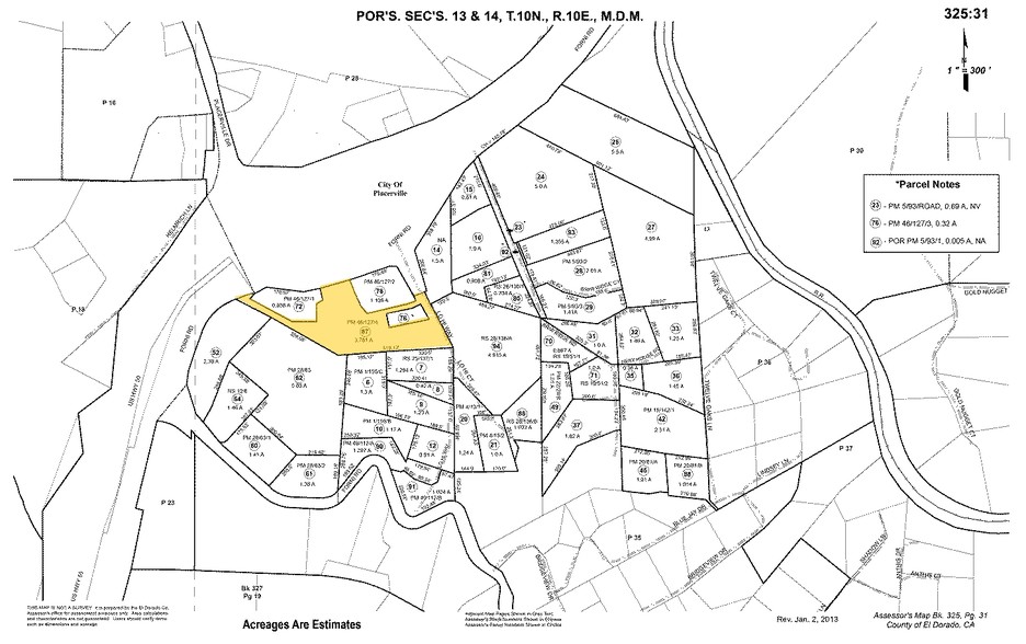 3041 Forni Rd, Placerville, CA for sale - Plat Map - Image 2 of 10