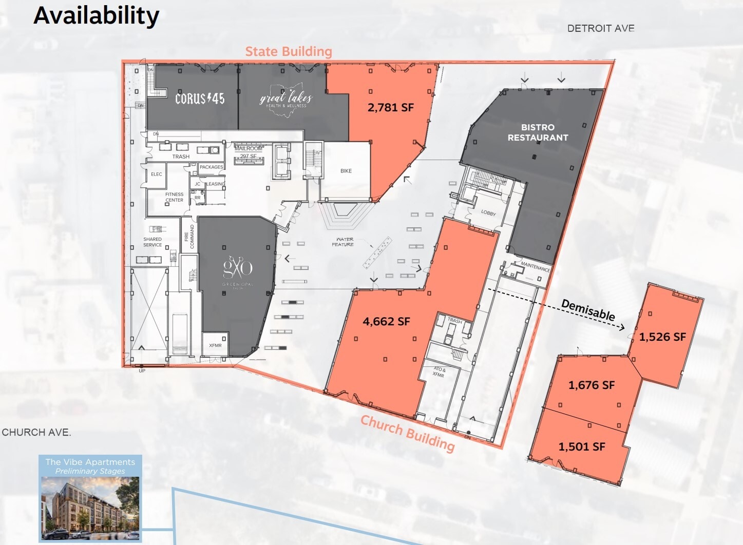 2875 Detroit Ave, Cleveland, OH for lease Floor Plan- Image 1 of 1