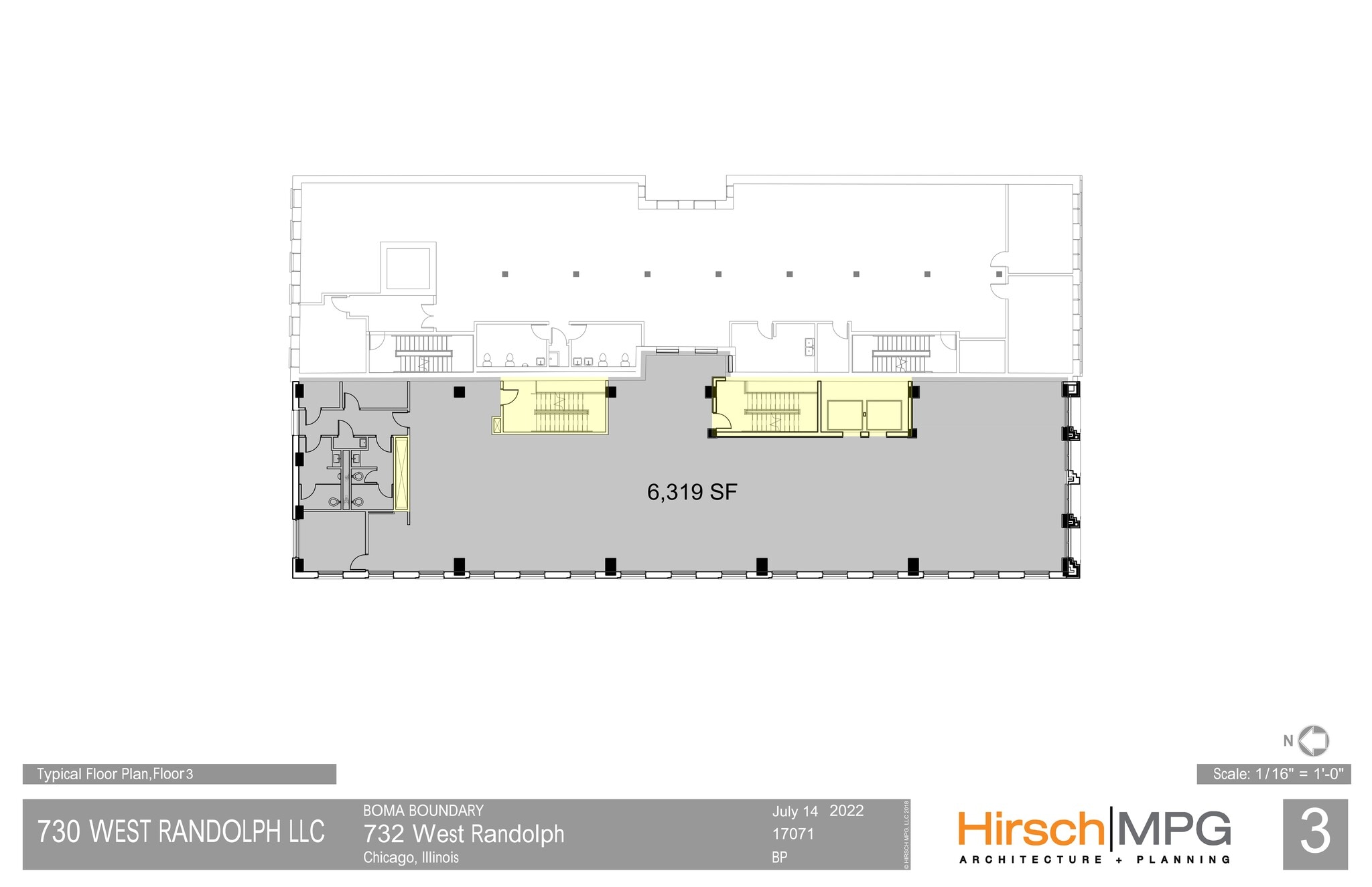 732 W Randolph St, Chicago, IL à louer Plan de site- Image 1 de 6