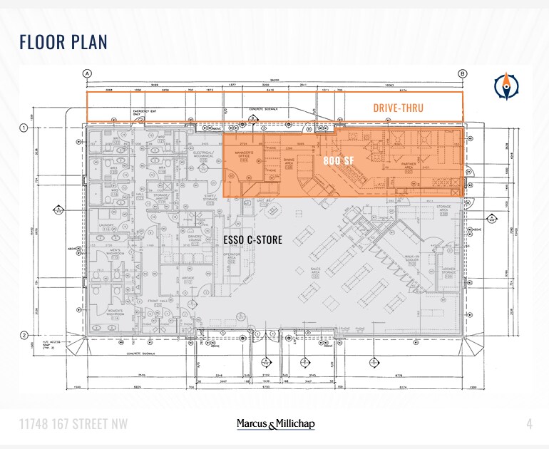 11748 167th St NW, Edmonton, AB for lease Floor Plan- Image 1 of 1