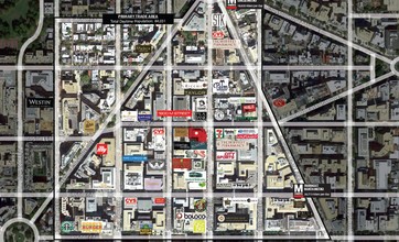 1900 M St NW, Washington, DC - aerial  map view