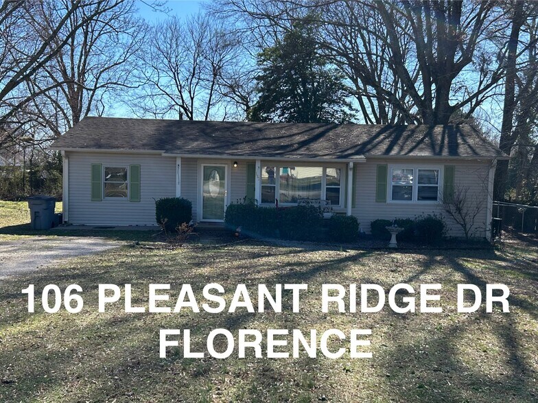 106 Pleasant Ridge Dr, Florence, AL à vendre - Photo principale - Image 1 de 1