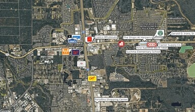 Highway 242, Conroe, TX - AÉRIEN Vue de la carte - Image1