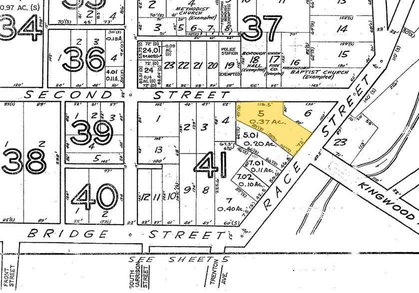 31 Race St, Frenchtown, NJ à vendre - Plan cadastral - Image 3 de 33