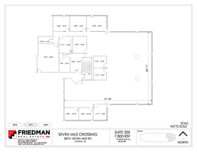 38705 7 Mile Rd, Livonia, MI à louer Plan d  tage- Image 1 de 1