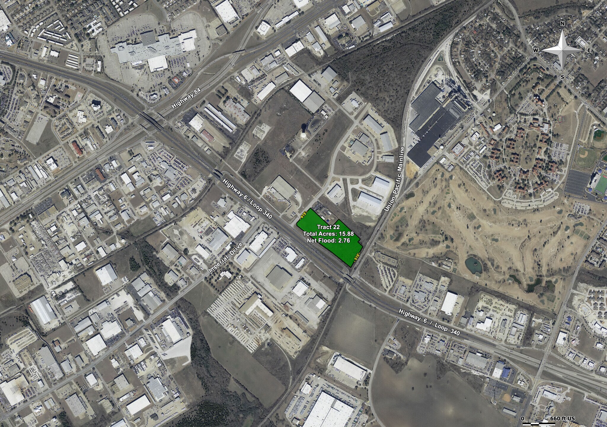 Texas Central Park, Waco, TX à vendre Aérien- Image 1 de 3