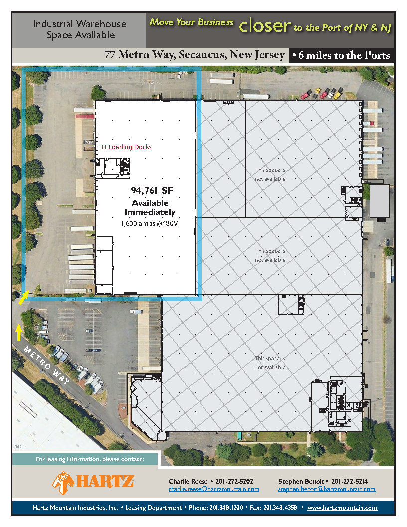 77-79 Metro Way, Secaucus, NJ for lease Floor Plan- Image 1 of 1