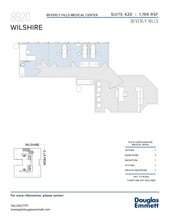 8920 Wilshire Blvd, Beverly Hills, CA à louer Plan d’étage- Image 1 de 1