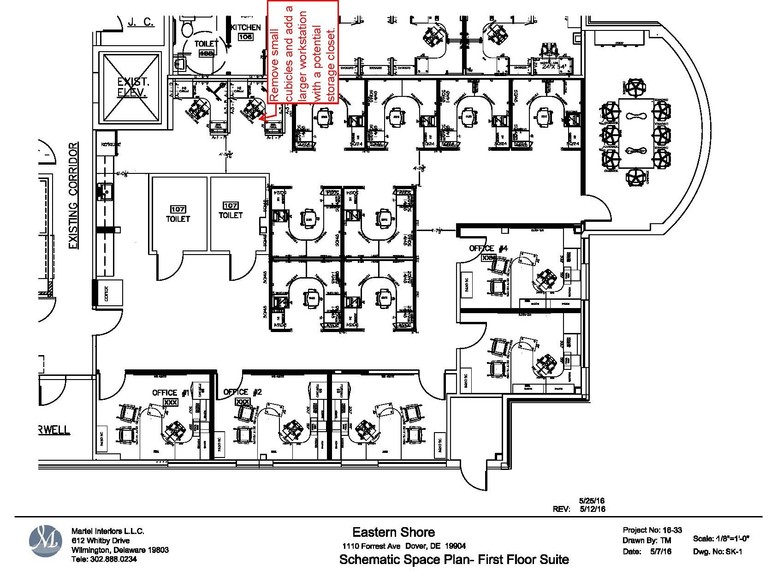 1110 Forrest Ave, Dover, DE for lease - Floor Plan - Image 3 of 5