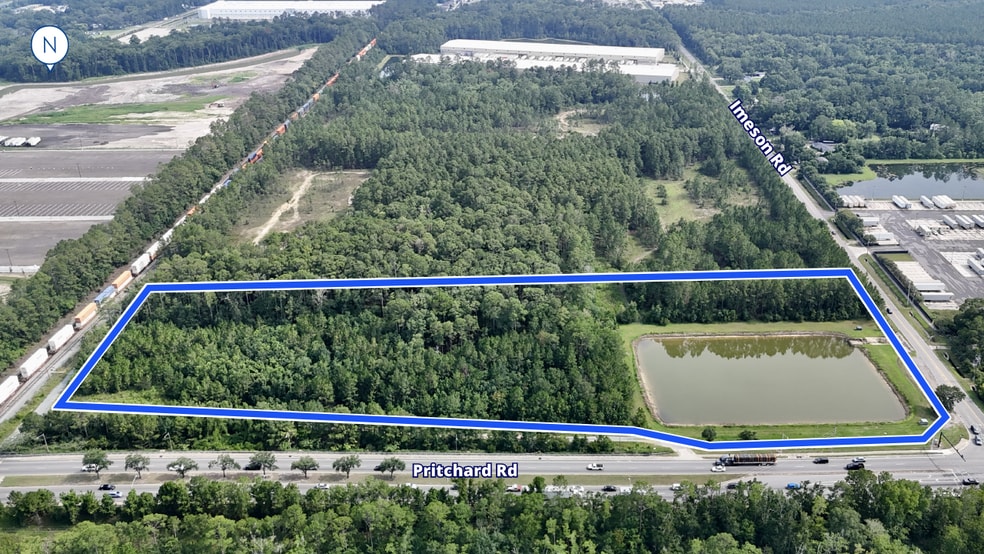 2505 Imeson Rd, Jacksonville, FL à vendre - Aérien - Image 1 de 6