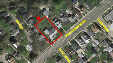 432 Wooster Rd N, Barberton, OH - aerial  map view